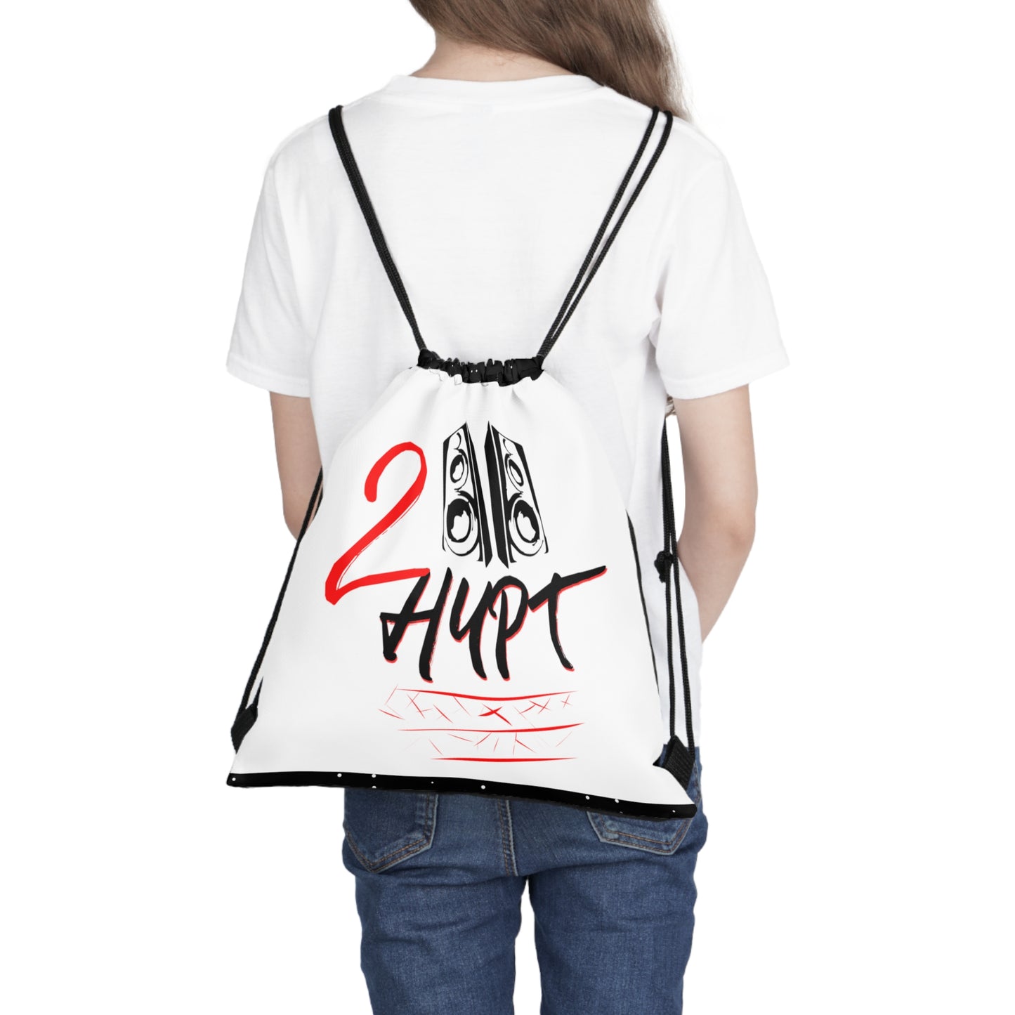 2Hypt String Bag (Red/White)