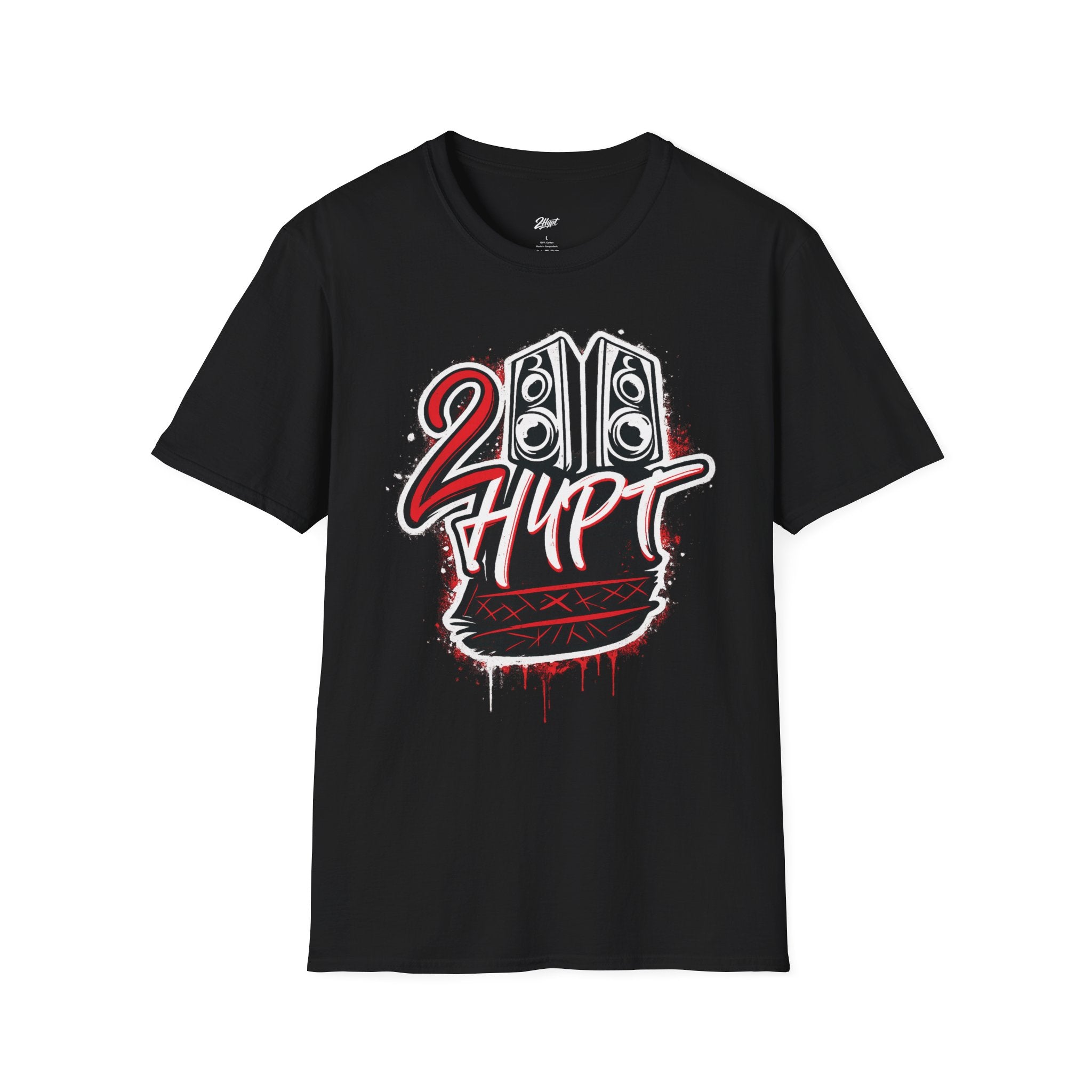 "2Hypt" Black Tee