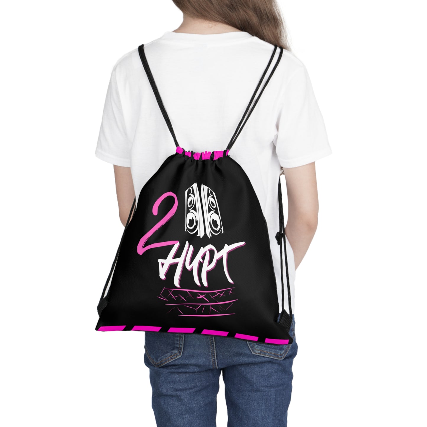 2Hypt String Bag (Pink/Black)