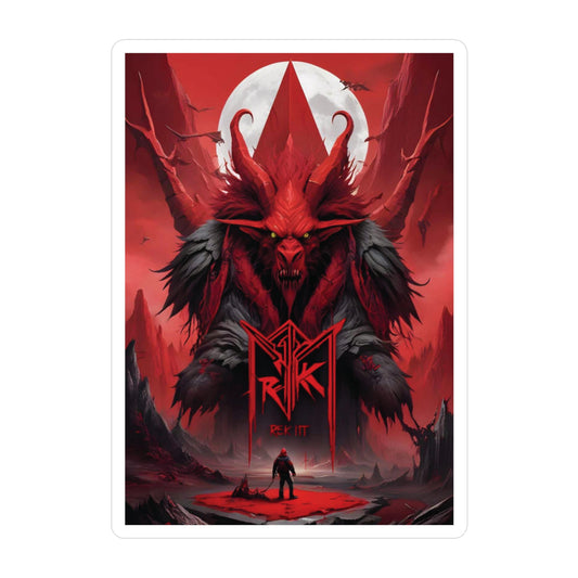 Rek It Red Sticker