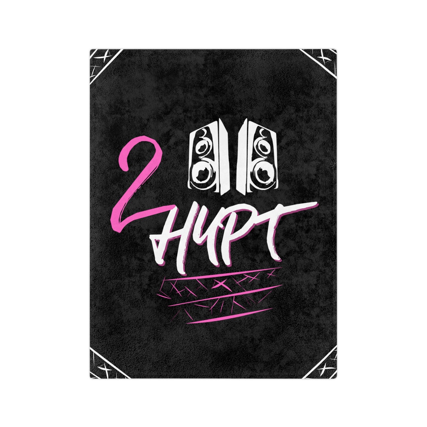 2Hypt Blanket (Pink/Black)